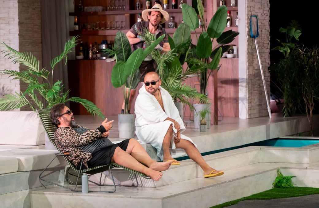 Roberto de Candia (Don Pasquale) and Javier Camarena (Ernesto) &copy; Gianfranco Rota