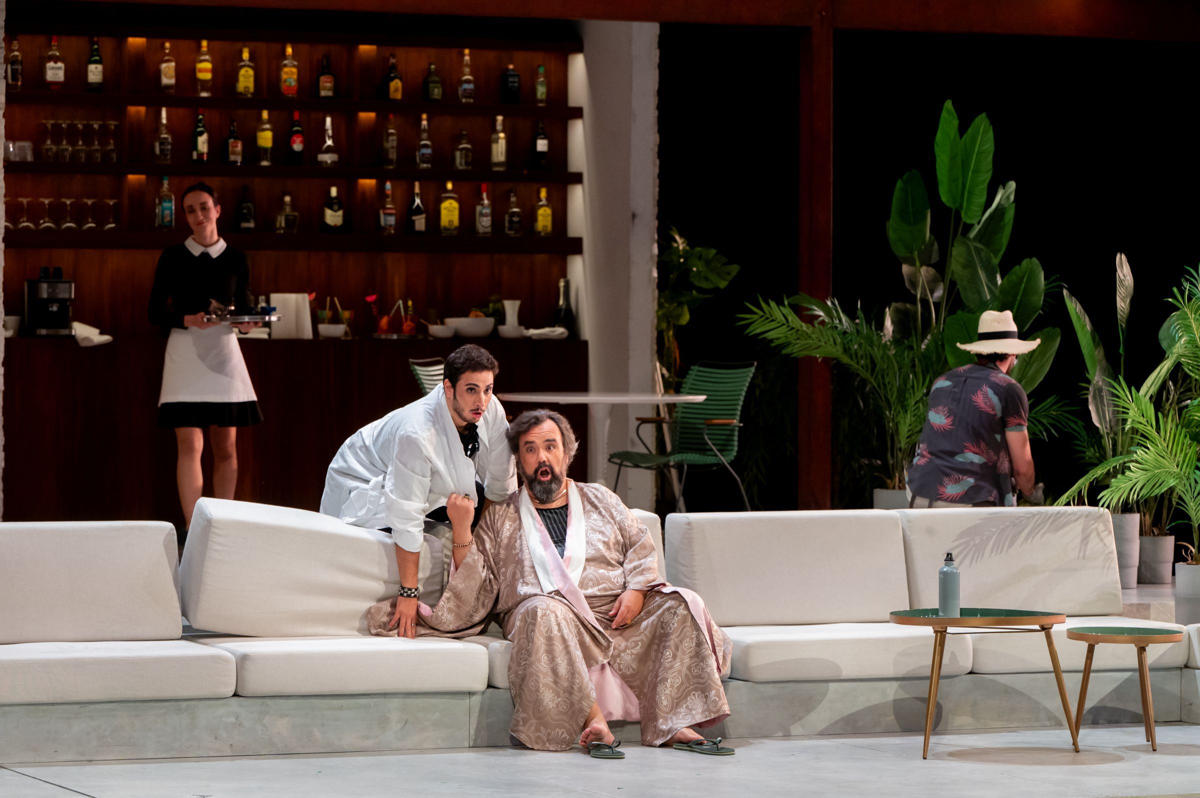 Dario Sogos (Malatesta) and Roberto de Candia (Don Pasquale) &copy; Gianfranco Rota
