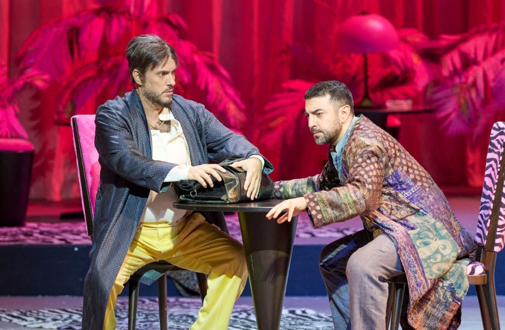 Erwin Schrott (Don Pasquale) und Davide Luciano (Malatesta) © Wiener Staatsoper | Michael Pöhn