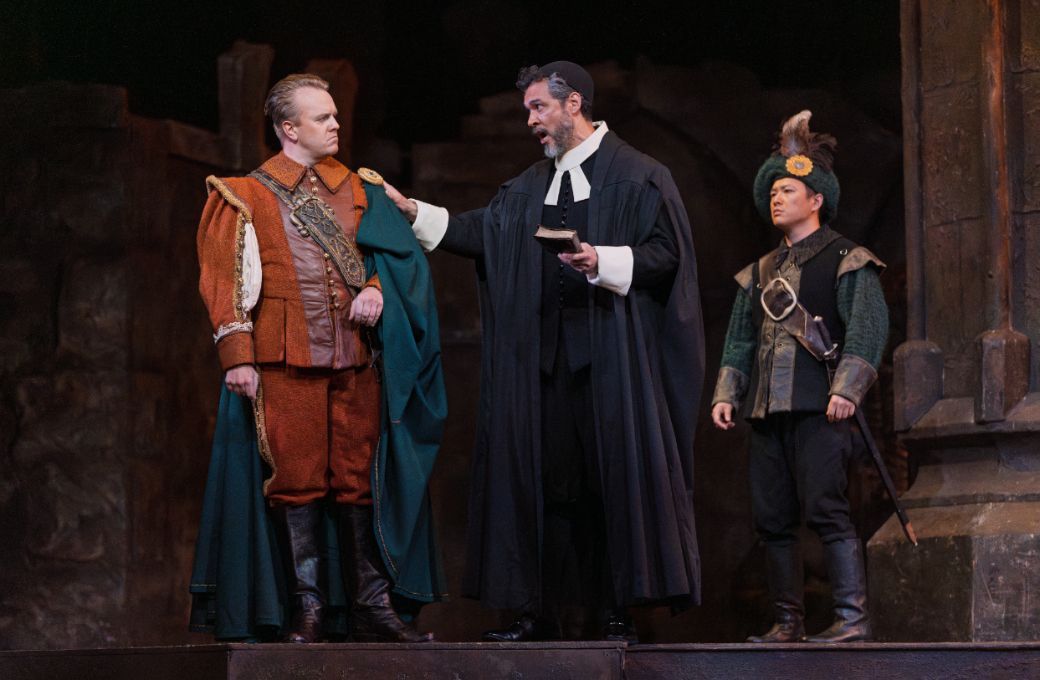 Morgan Pearse (Enrico) and Pelham Andrews (Raimondo) © Andrew Beveridge