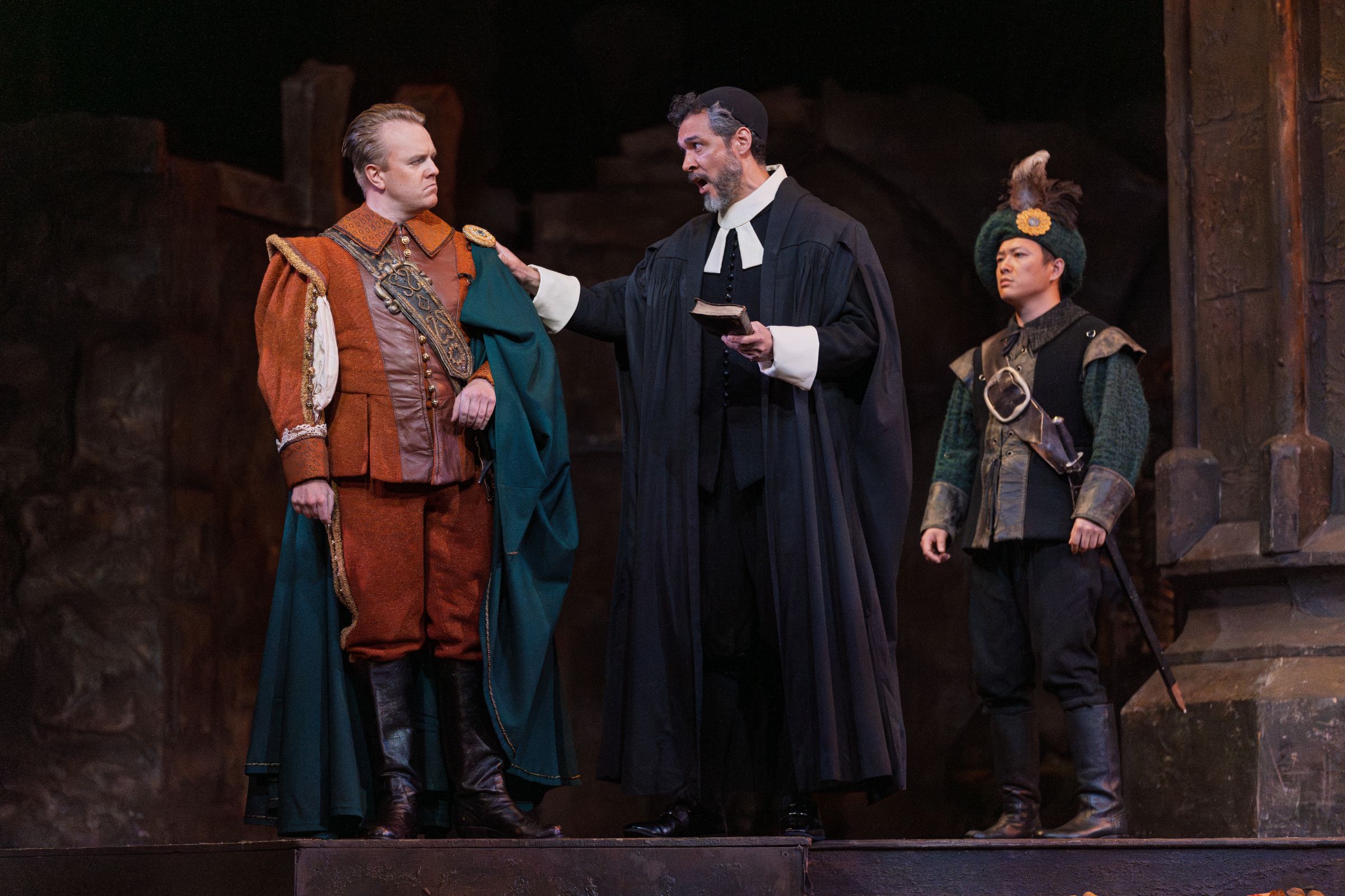 Morgan Pearse (Enrico) and Pelham Andrews (Raimondo) © Andrew Beveridge