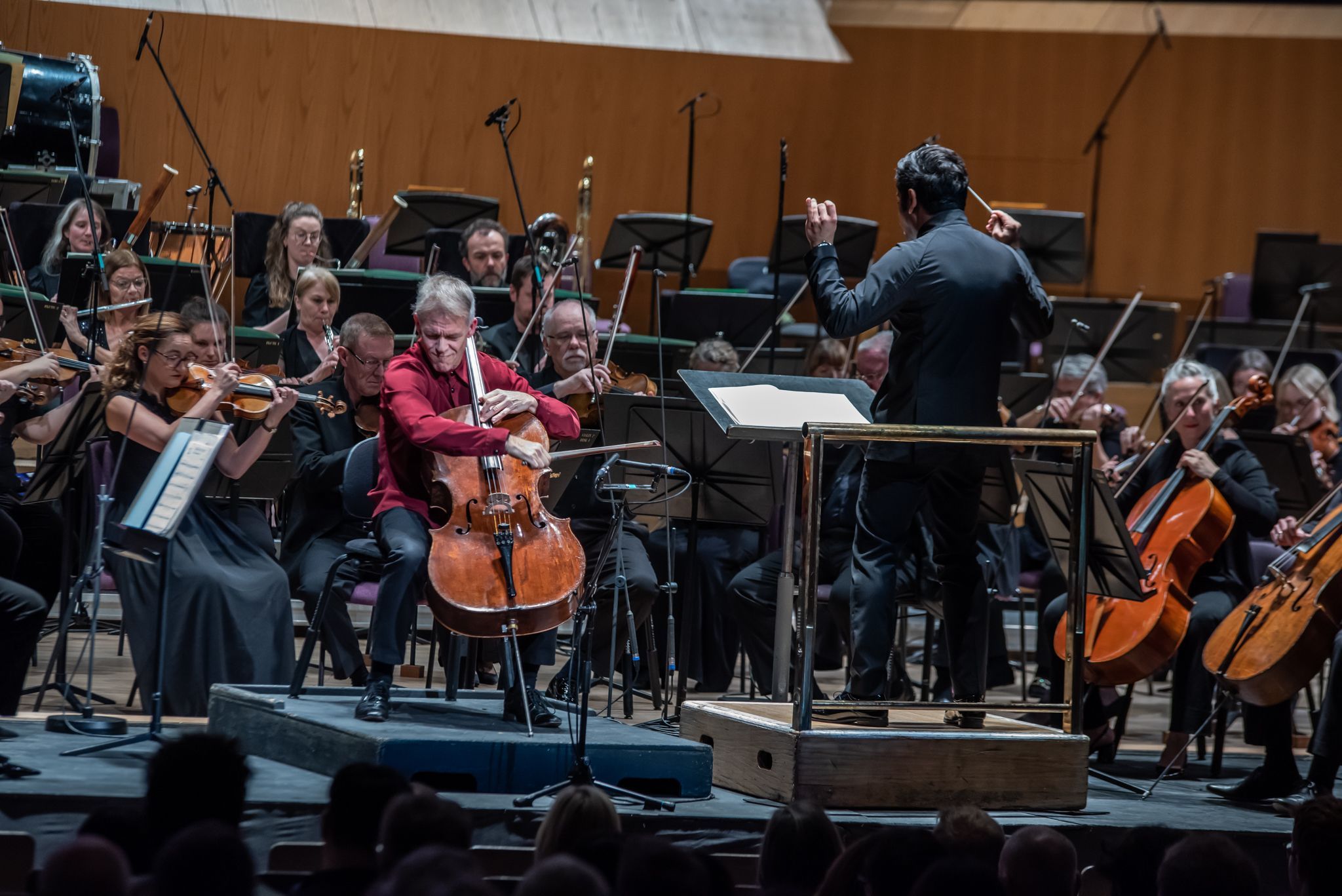 Alban Gerhardt, Alpesh Chauhan and the BBC Philharmonic &copy; BBC | Chris Payne