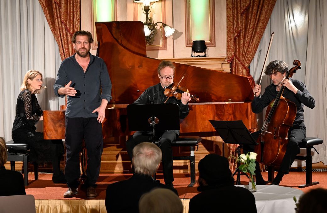 Schubertiade mit Els Biesemans, Julian Pr&eacute;gardien, Daniel Sepec und Christoph Dangel &copy; Andrea Kremper