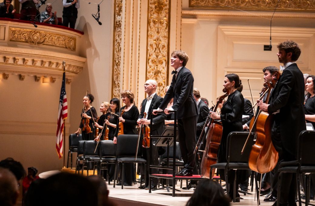 Klaus Mäkelä and the Royal Concertgebouw Orchestra in Carnegie Hall &copy; Chris Lee