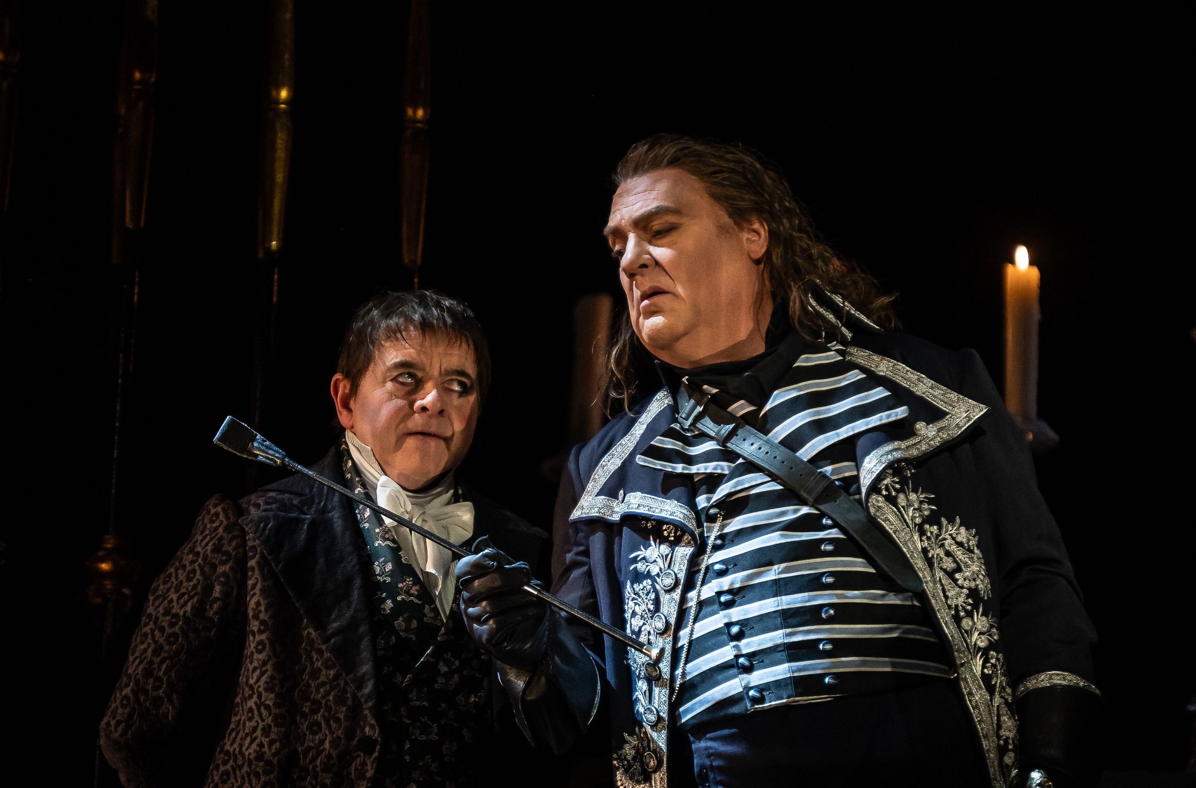 Aled Hall (Spoletta) and Sir Bryn Terfel (Scarpia) &copy; RBO | Clive Barda