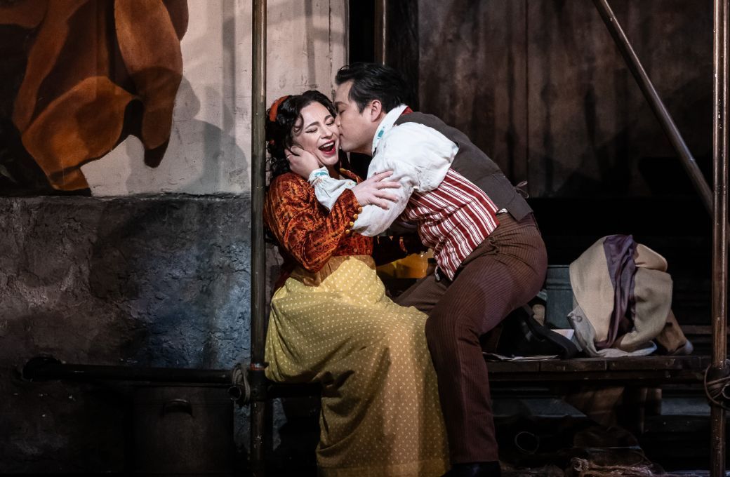 Natalya Romaniw (Tosca) and SeokJong Baek (Cavaradossi) &copy; RBO | Clive Barda