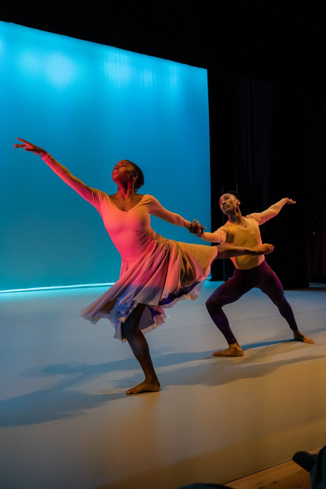 Ailey II's Kiri Moore and Xhosa Scott in Alvin Ailey's <i>Lark Ascending</i> &copy; Natasha Moustache