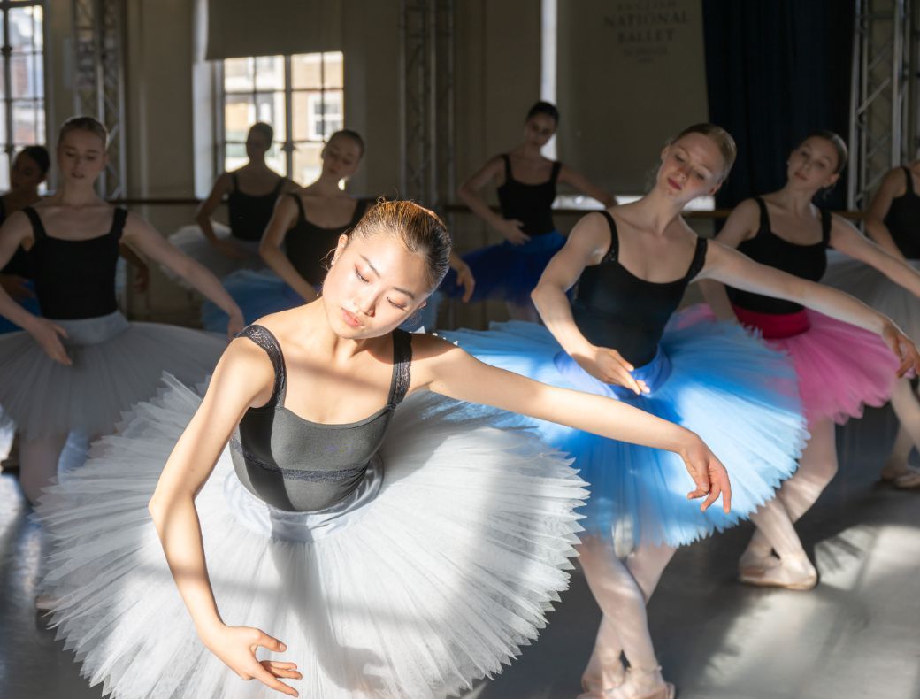 Students of English National Ballet School rehearsing &copy; Photography by ASH