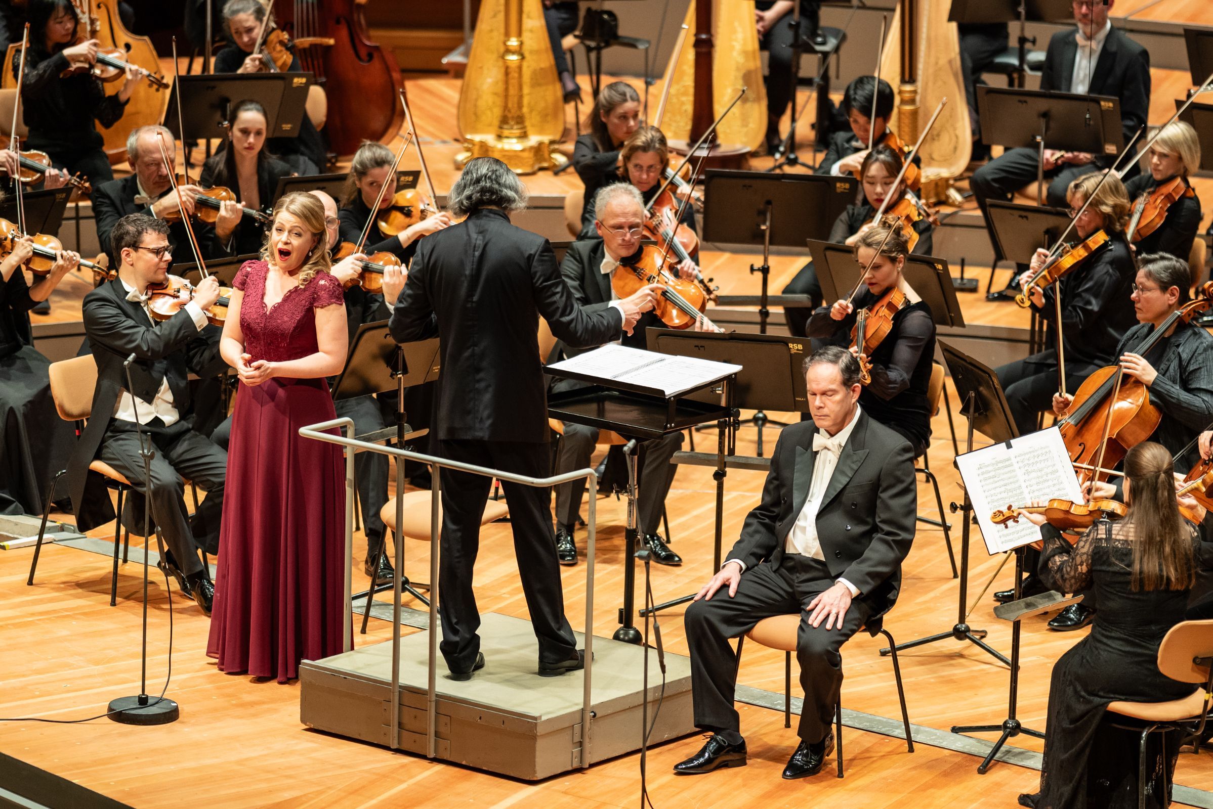 Siobhan Stagg, Vladimir Jurowski und Gerald Finley &copy; Stefan Maria Rother