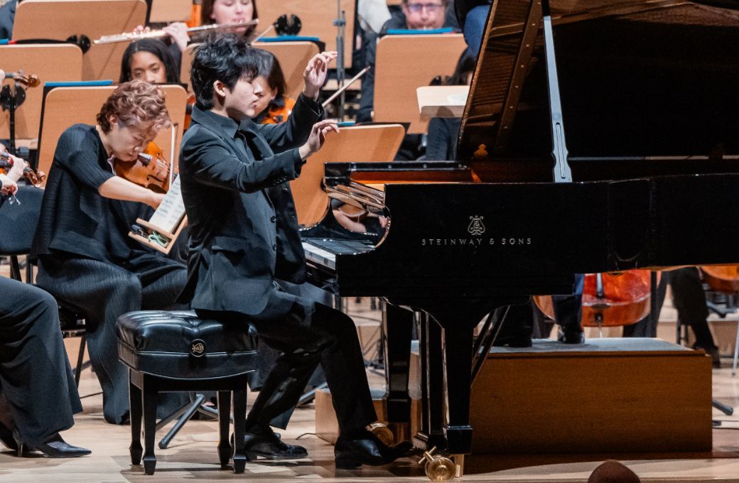 Yunchan Lim and the New York Philharmonic © Brandon Patoc