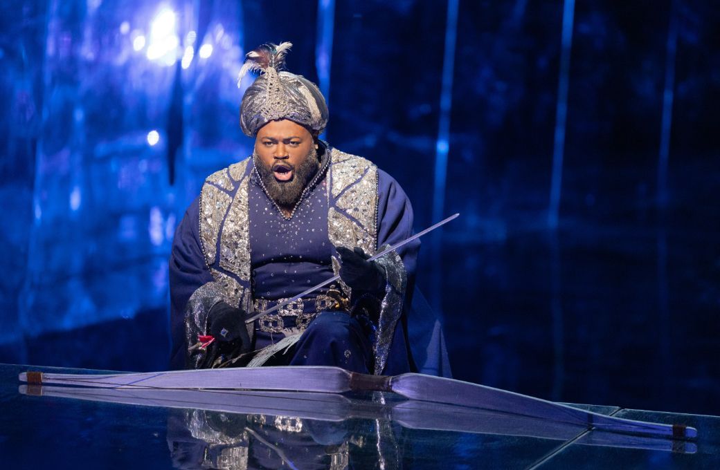 Russell Thomas (The Emperor) &copy; Evan Zimmerman | Met Opera