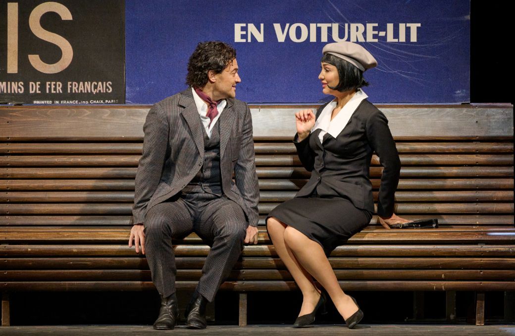 Vittorio Grigolo (Chevalier Des Grieux) und Kristina Mkhitaryan (Manon Lescaut) © Wiener Staatsoper | Michael Pöhn