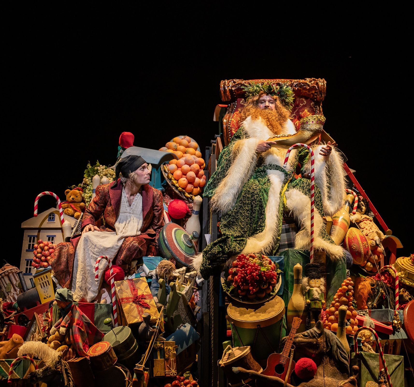 Johan Pakkanen and Samuli Poutanen in David Bintley's <i>A Christmas Carol</i> &copy; Roosa Oksaharju