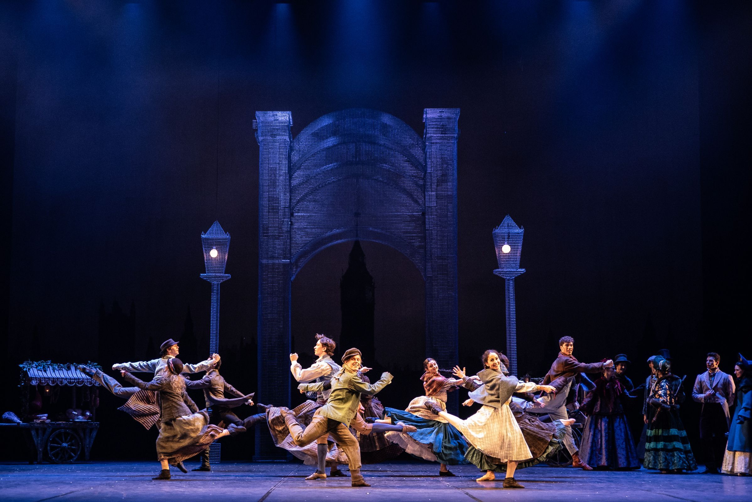 Finnish National Ballet in David Bintley's <i>A Christmas Carol</i> &copy; Roosa Oksaharju