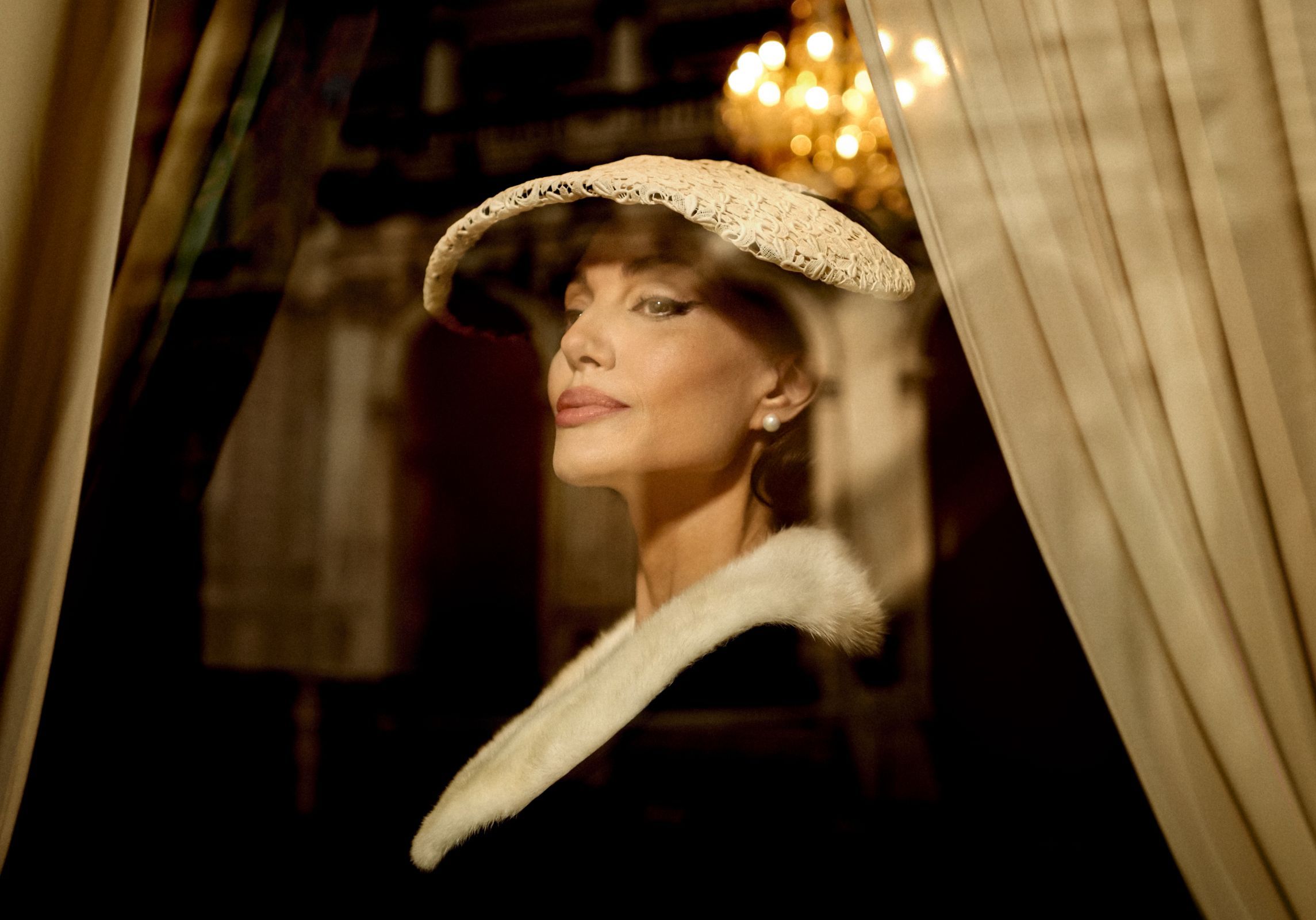 Angelina Jolie (Maria Callas) in <i>Maria</i> &copy; 2024 Netflix Inc | Photo by Pablo Larraín