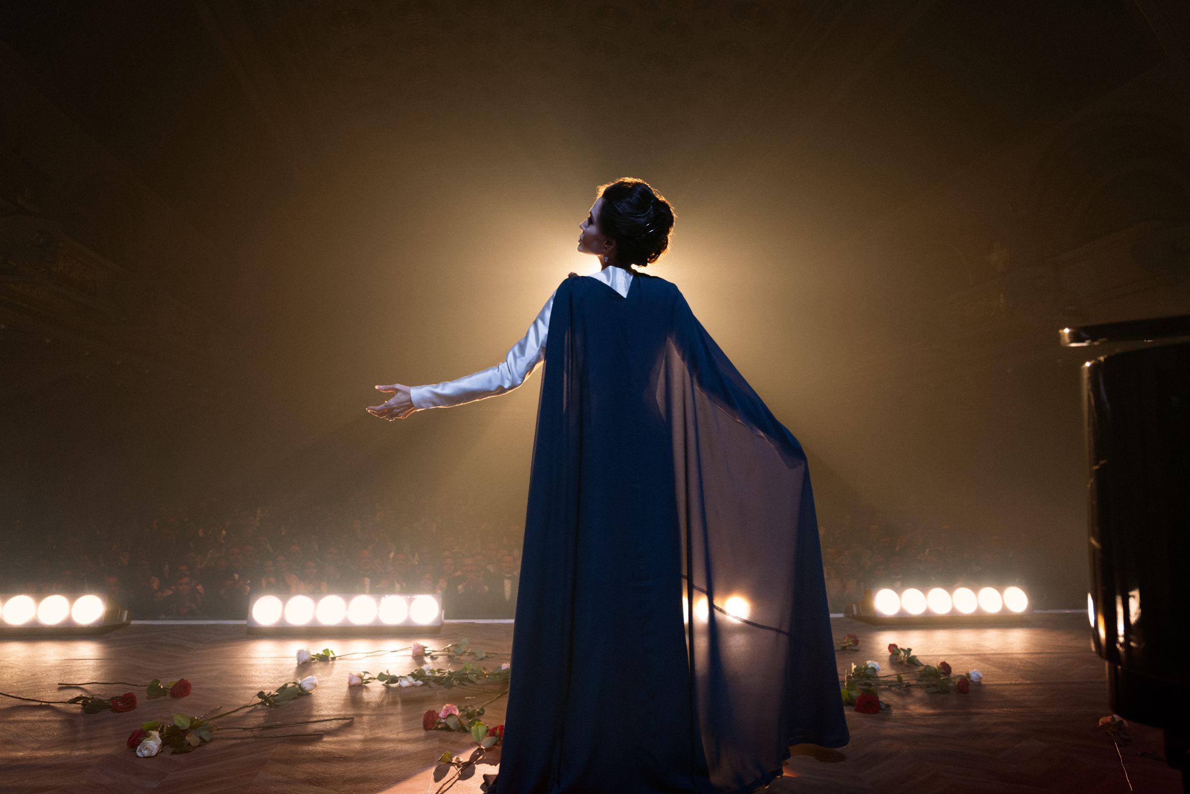 Angelina Jolie (Maria Callas) in <i>Maria</i> &copy; 2024 Netflix Inc | Photo by Pablo Larraín