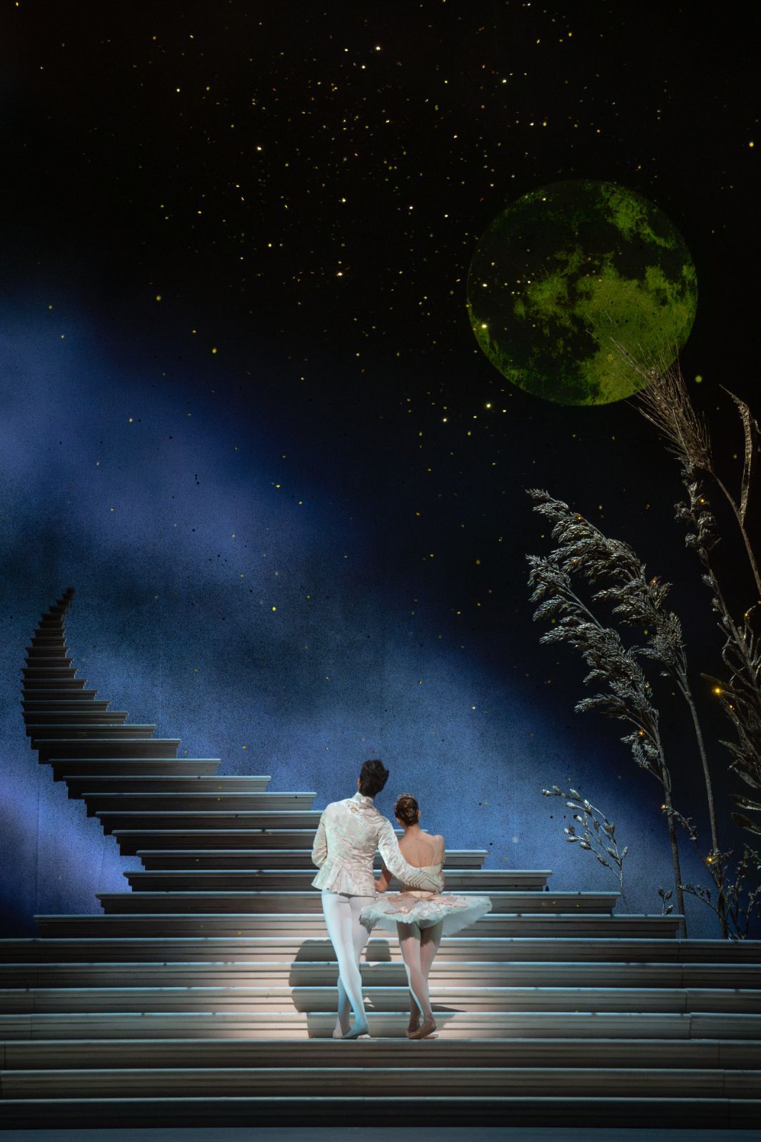 Reece Clarke as the Prince and Marianela Nuñez as Cinderella in Ashton's <i>Cinderella</i> &copy; Andrej Uspenski