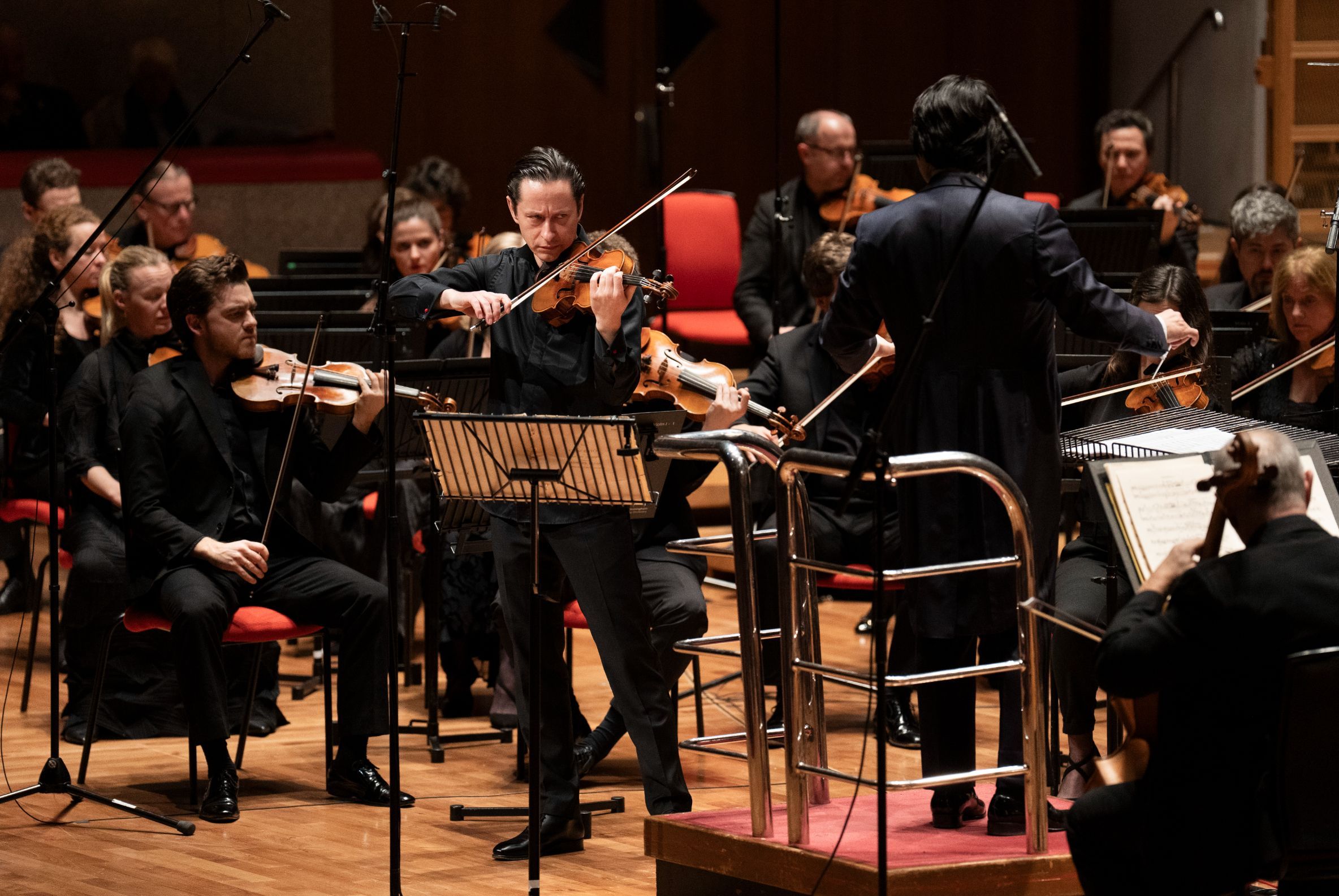 Eugene Tzikindelean, Kazuki Yamada and the City of Birmingham Symphony Orchestra &copy; Andrew Fox