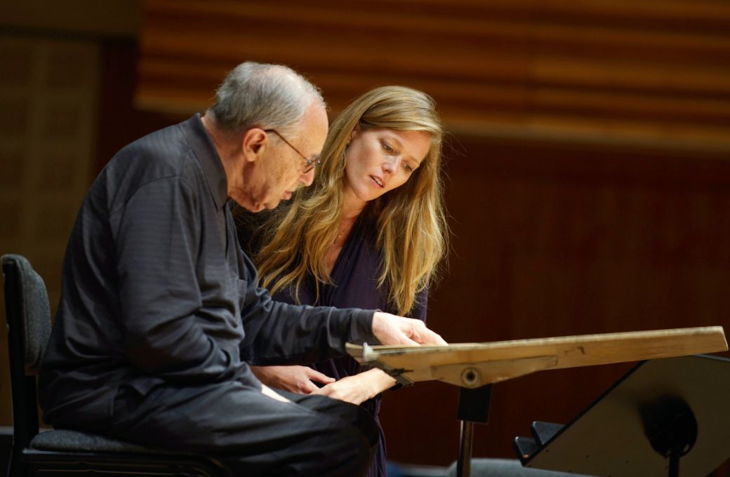 Pierre Boulez and Barbara Hannigan &copy; Jean Radel
