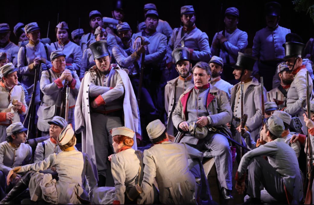 Huanhong Li (Alcade), Ludovic T&eacute;zier (Don Carlo) &copy; Teatro alla Scala | Brescia e Amisano