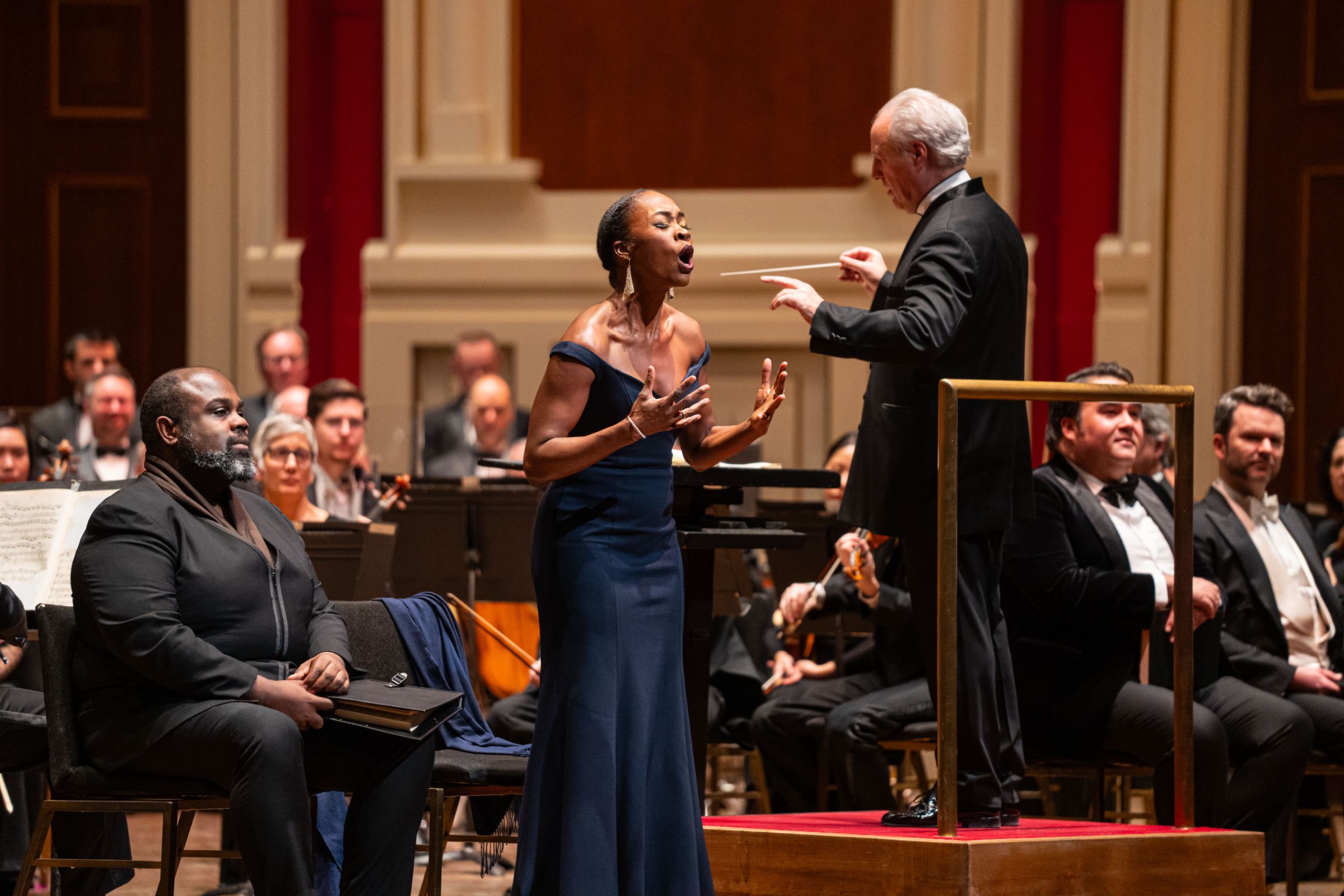 Jeanine De Bique and Manfred Honeck © Josh Milteer | Pittsburgh Symphony Orchestra