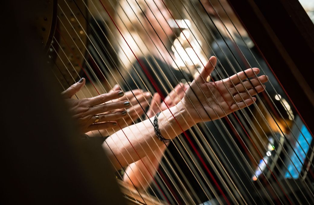 Harps of the Czech Philharmonic © Petra Hajská