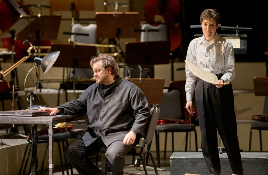 Michael Spyres (Palestrina) und Kathrin Zukowski (Ighino) © Wiener Staatsoper | Michael Pöhn