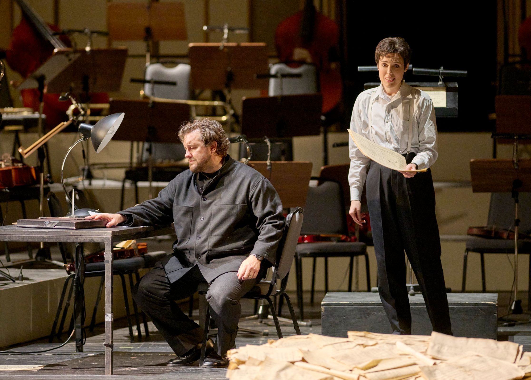 Michael Spyres (Palestrina) und Kathrin Zukowski (Ighino) © Wiener Staatsoper | Michael Pöhn