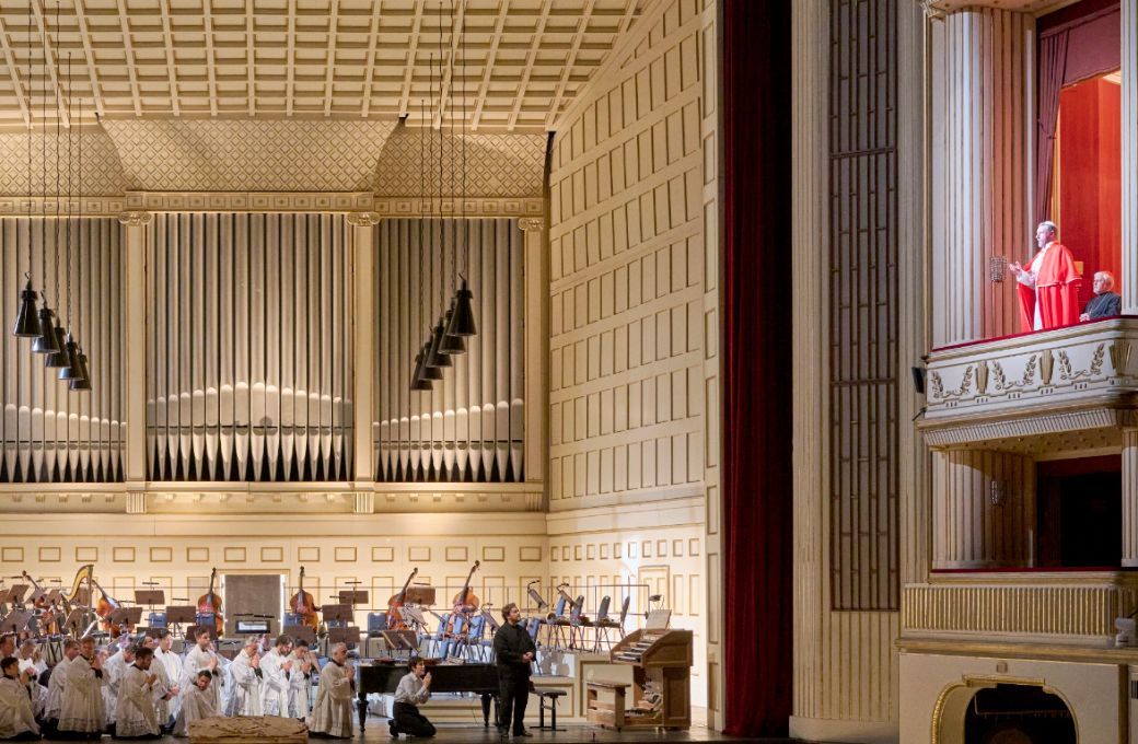Günther Groissböck (Papst Pius IV) © Wiener Staatsoper | Michael Pöhn