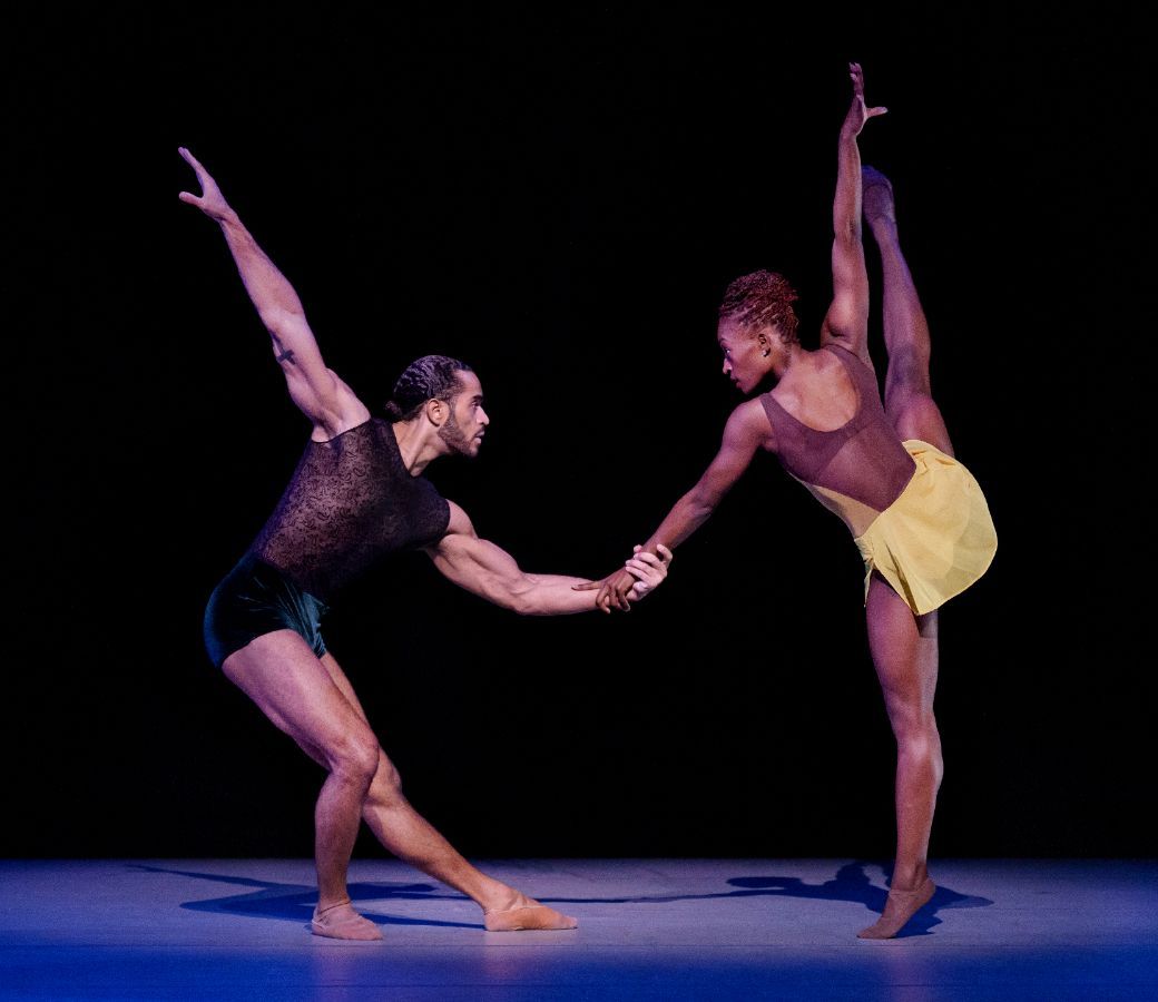 James Gilmer and Coral Dolphin in Alonzo King's <i>Following the Subtle Current Upstream</i> &copy; Paul Kolnik