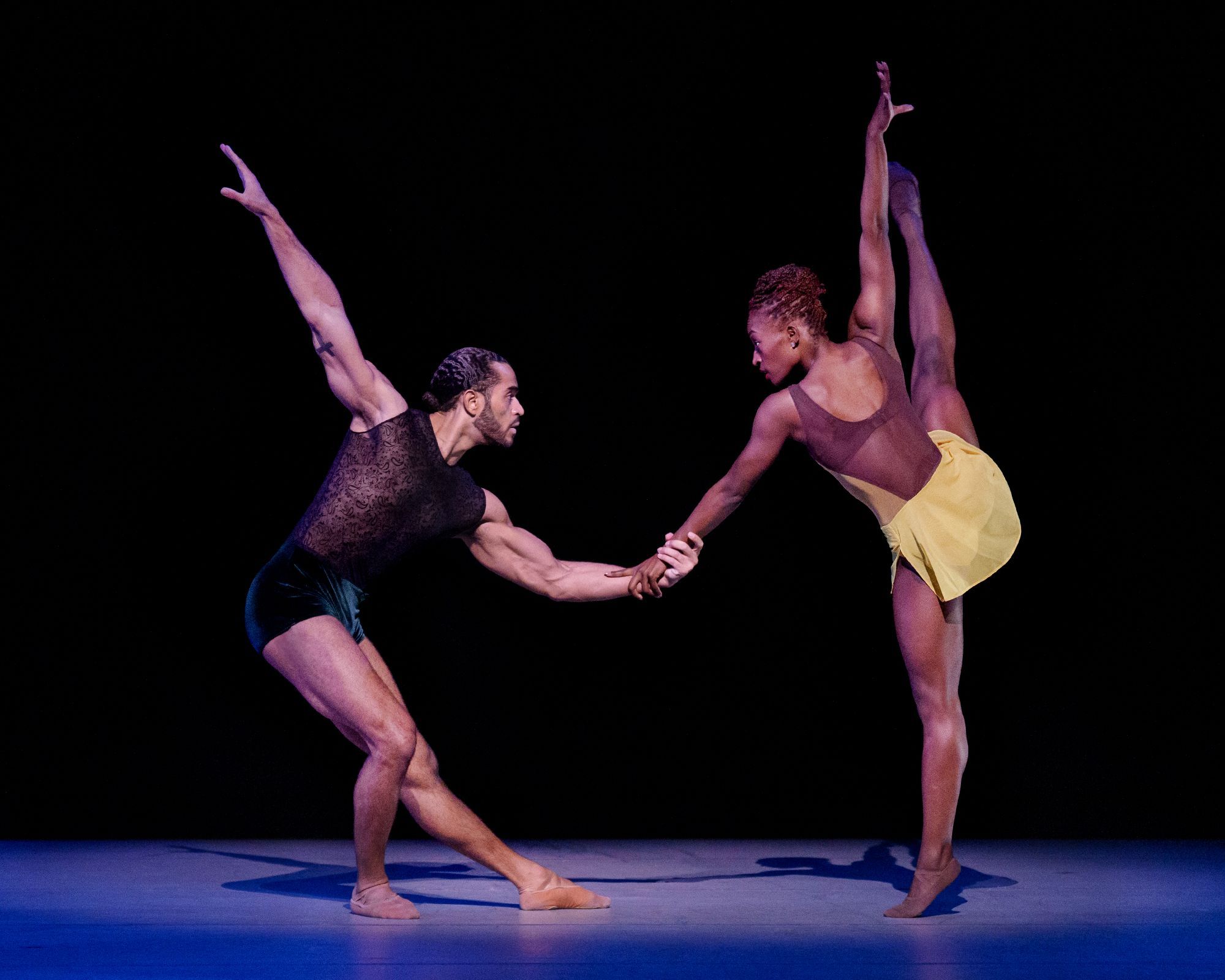 James Gilmer and Coral Dolphin in Alonzo King's <i>Following the Subtle Current Upstream</i> &copy; Paul Kolnik