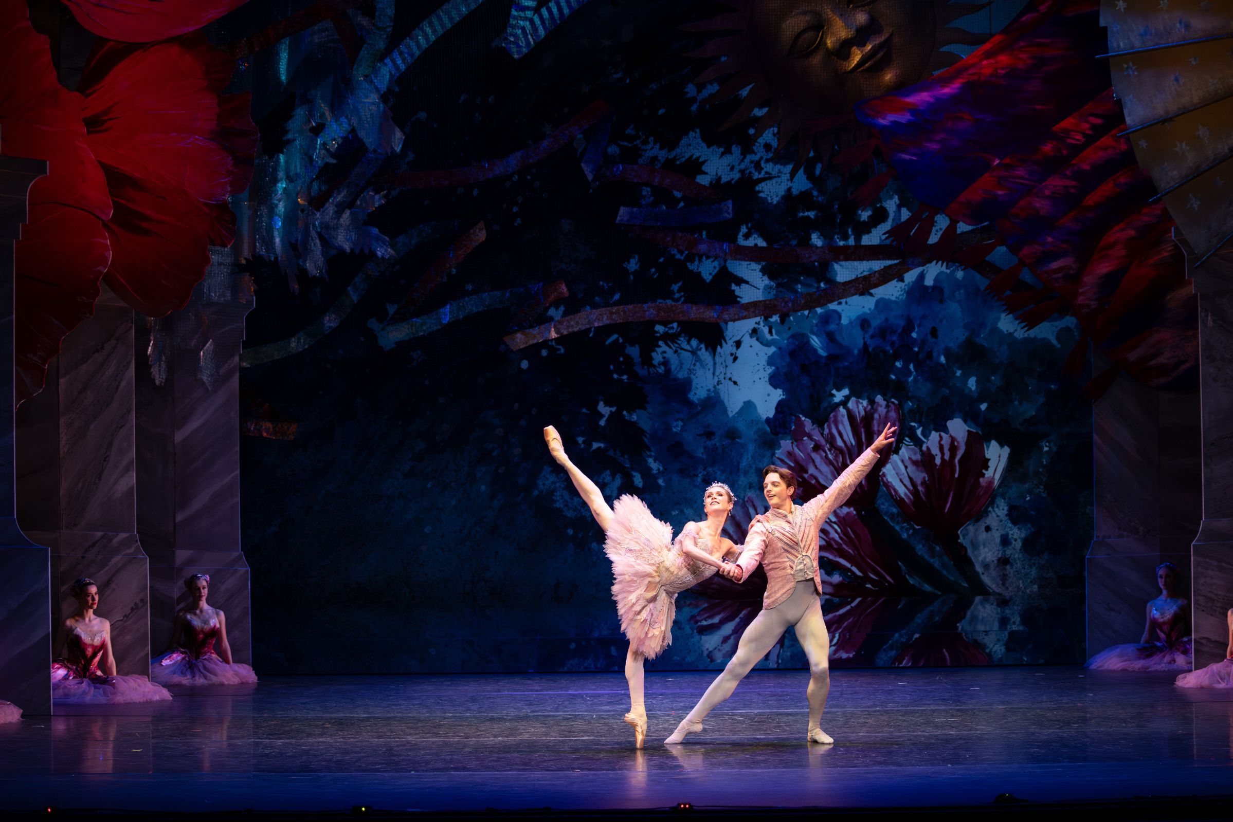 Sharni Spencer as the Sugar Plum Fairy and Joseph Caley as the Nutcracker Prince in <i>The Nutcracker</i> © Daniel Boud