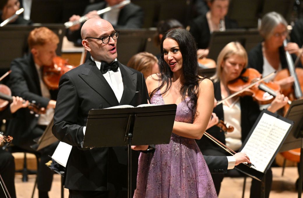 Michael Fabiano and Carolina López Moreno © LSO | Mark Allan