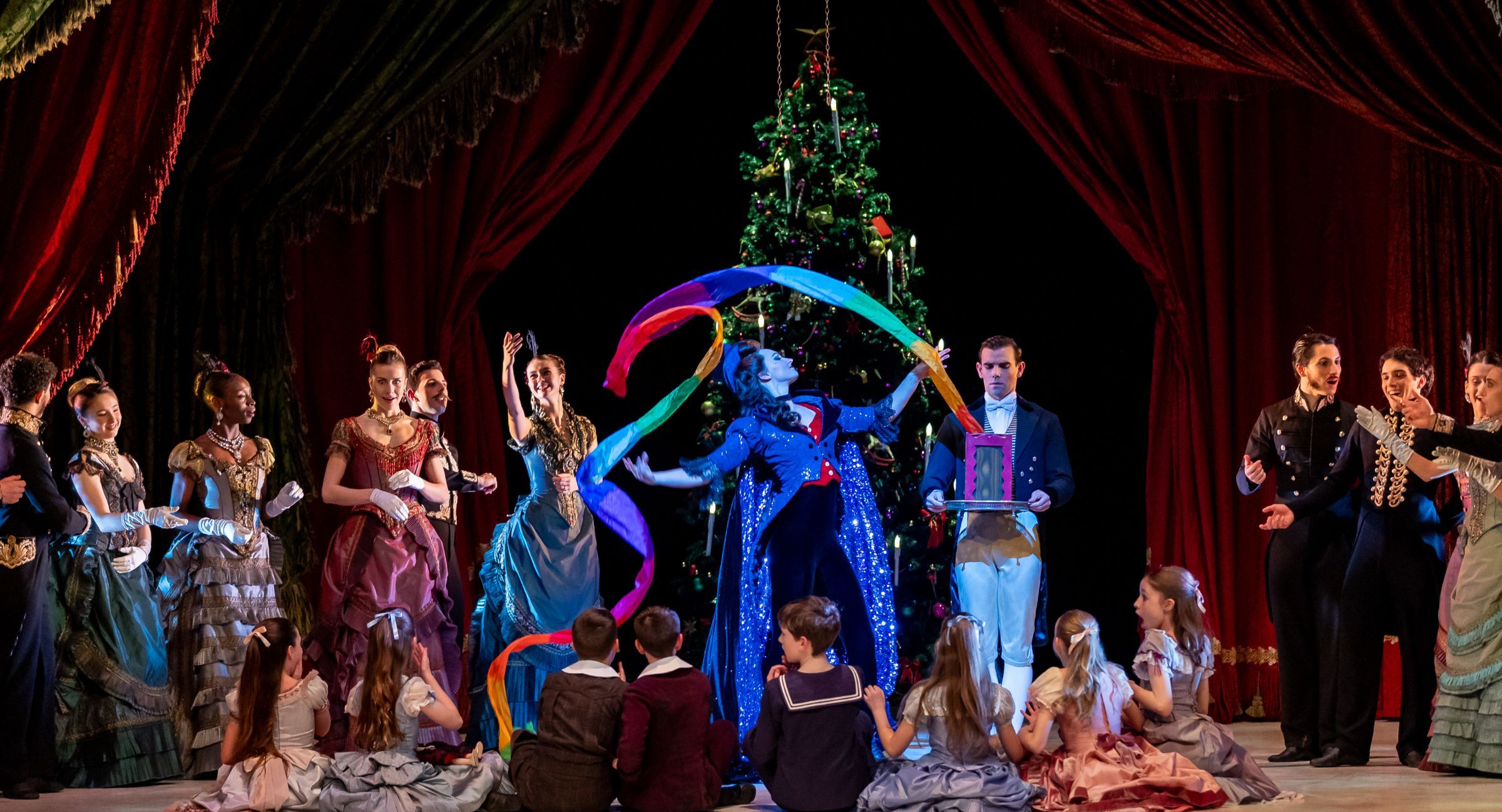Grace Horler as Drosselmeyer in Scottish Ballet's <i>The Nutcracker</i> &copy; Andy Ross