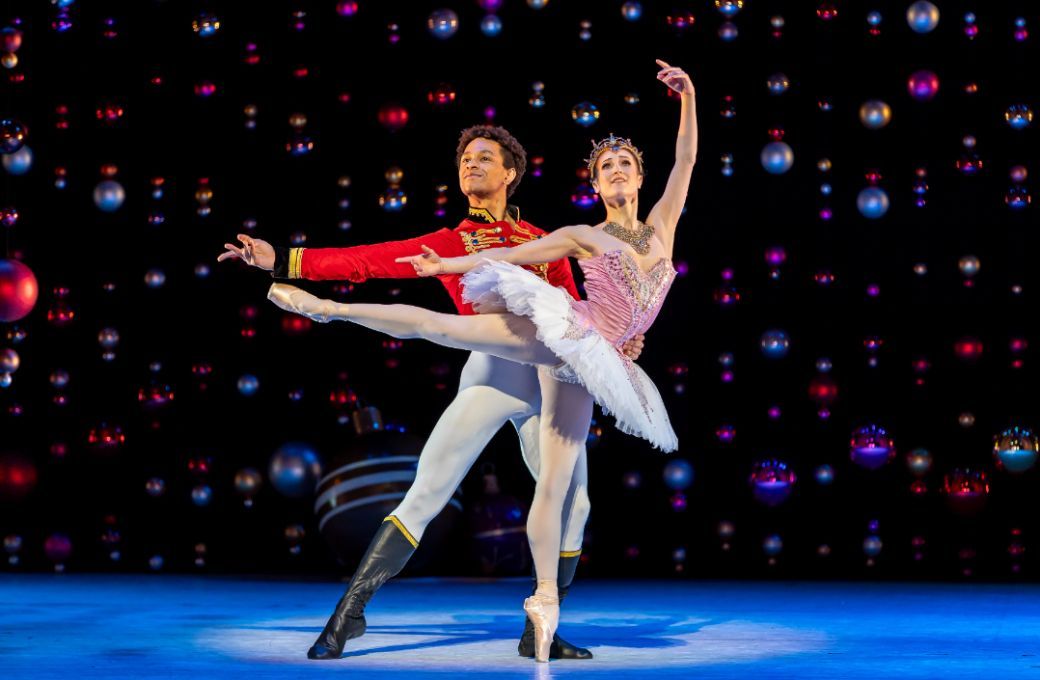 Yuri Marques Da Silva as the Nutcracker Prince and Jessica Fyfe as the Sugar Plum Fairy &copy; Andy Ross