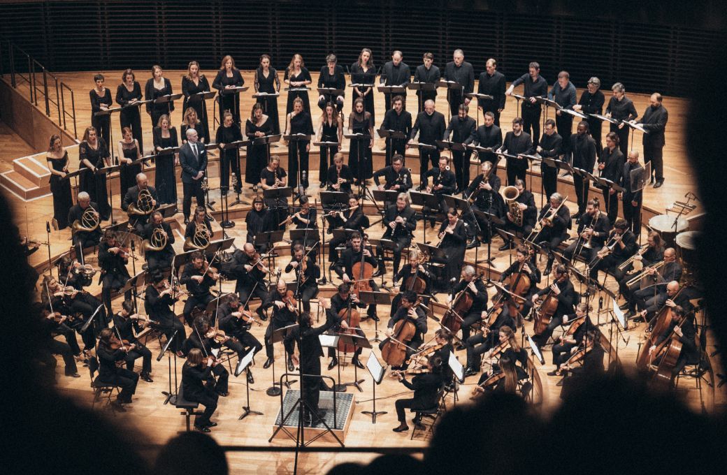 Raphaël Pichon dirige l'Ensemble Pygmalion à la Philharmonie © Fred Mortagne / Pygmalion