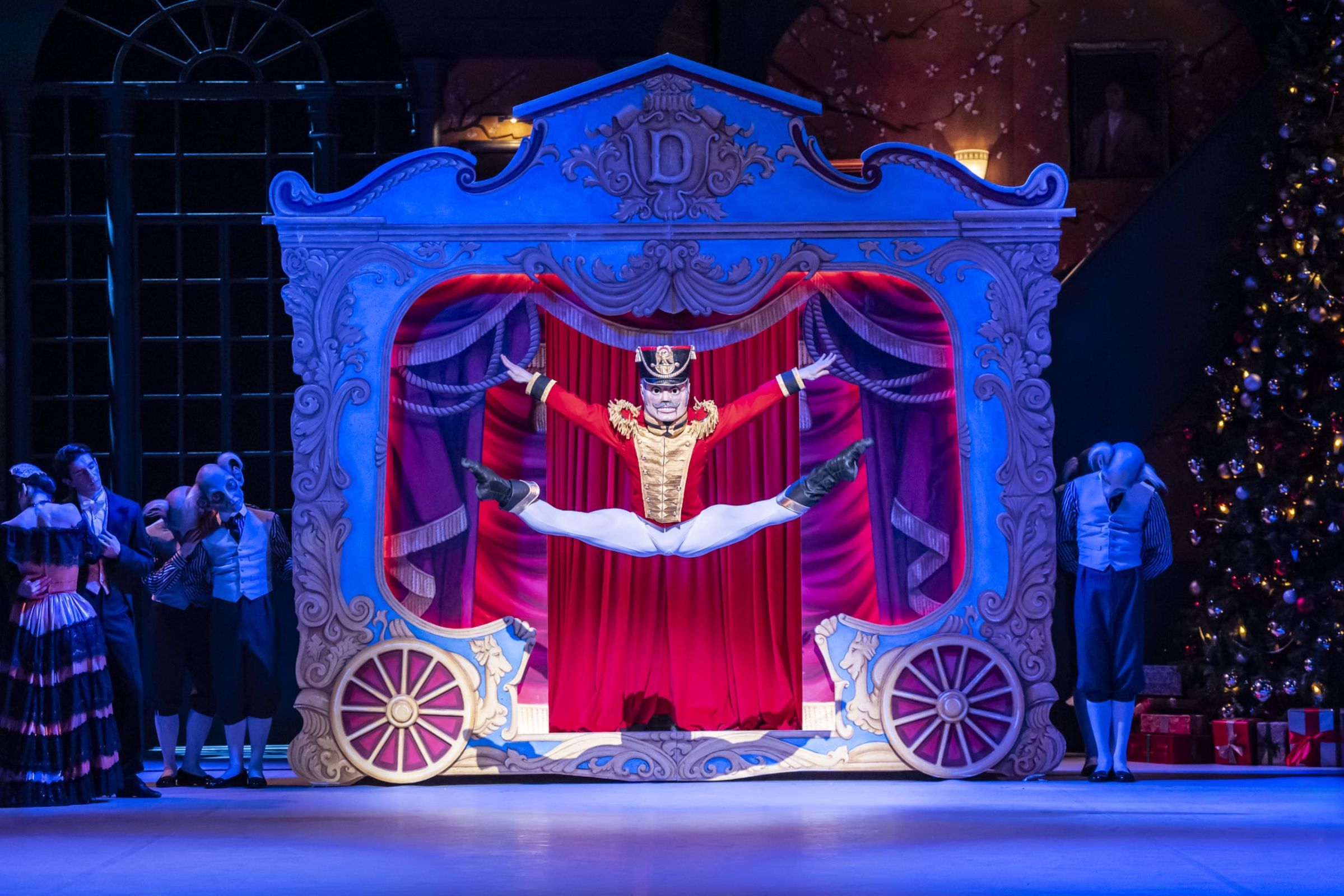 Rhys Antoni Yeomans as the Nutcracker Doll in <i>Nutcracker</i> © Johan Persson