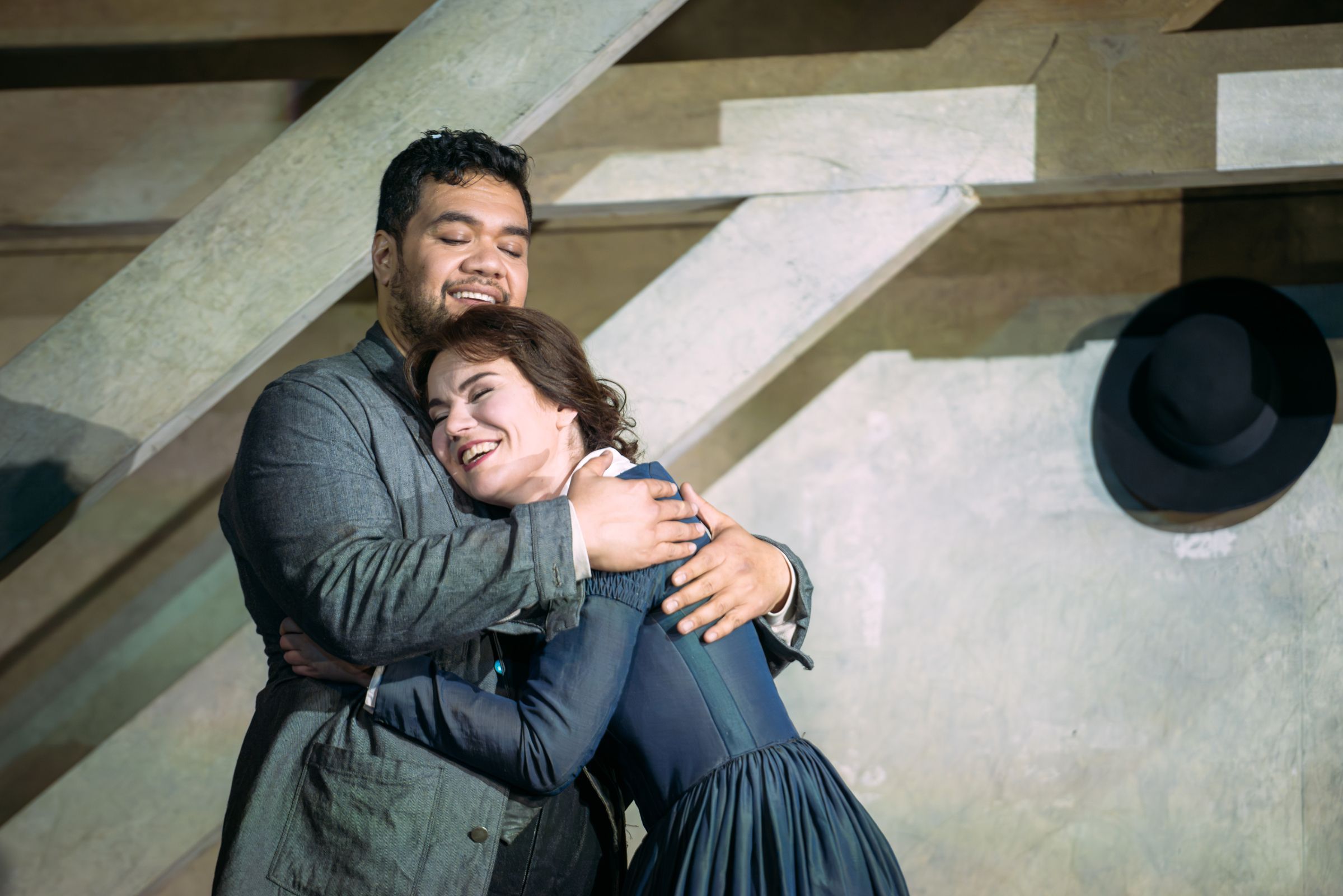 Pene Pati (Rodolfo) and Olga Kulchynska (Mimì) &copy; The Royal Opera | Mihaela Bodlovic 2024