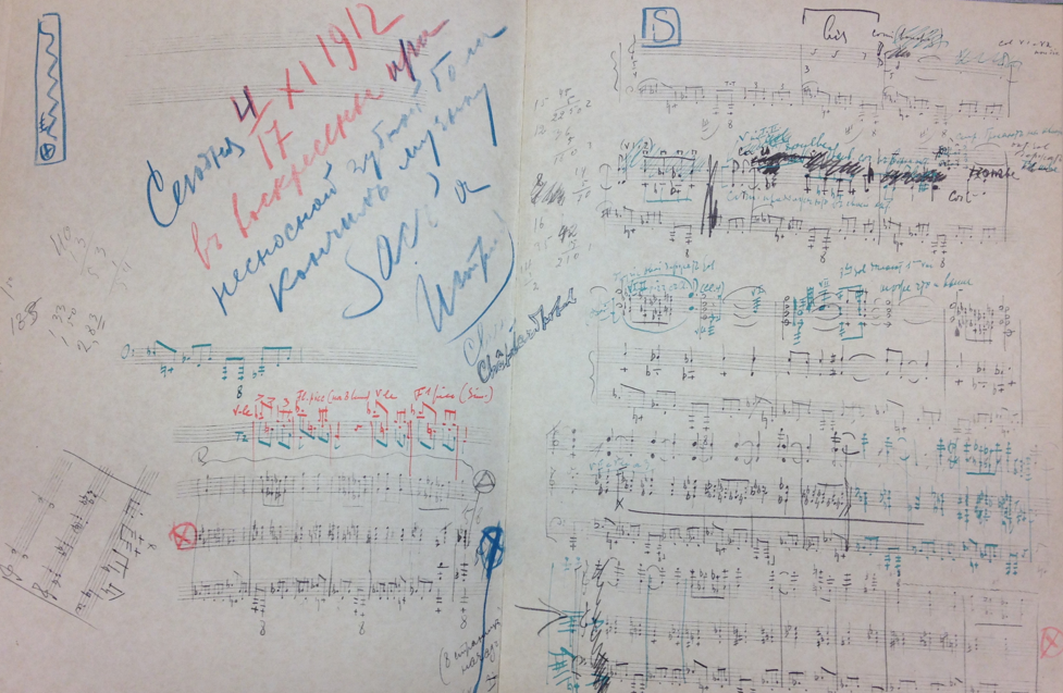 Stravinsky’s sketches for <i>The Rite of Spring</i>, 1912 © Public domain | Boosey & Hawkes