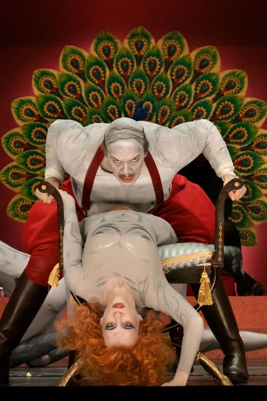Thomas Blondelle (Herodes) and Astrid Kessler (Salome) &copy; OBV | Annemie Augustjins