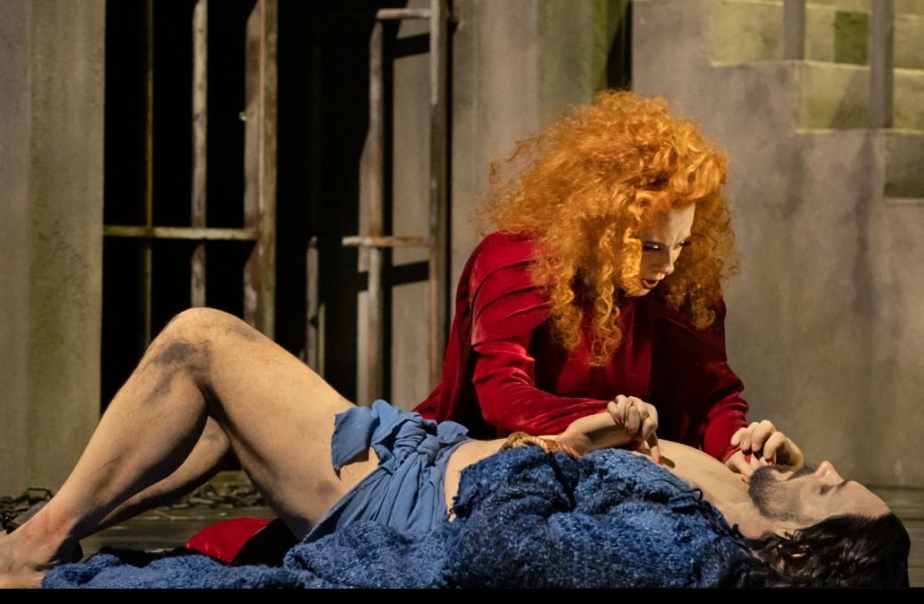 Astrid Kessler (Salome) and Kostas Smoriginas (Jochanaan) © OBV | Annemie Augustjins
