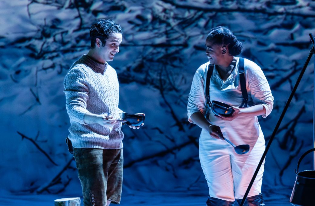 Xabier Anduaga (Tonio) und Pretty Yende (Marie) &copy; Geoffroy Schied