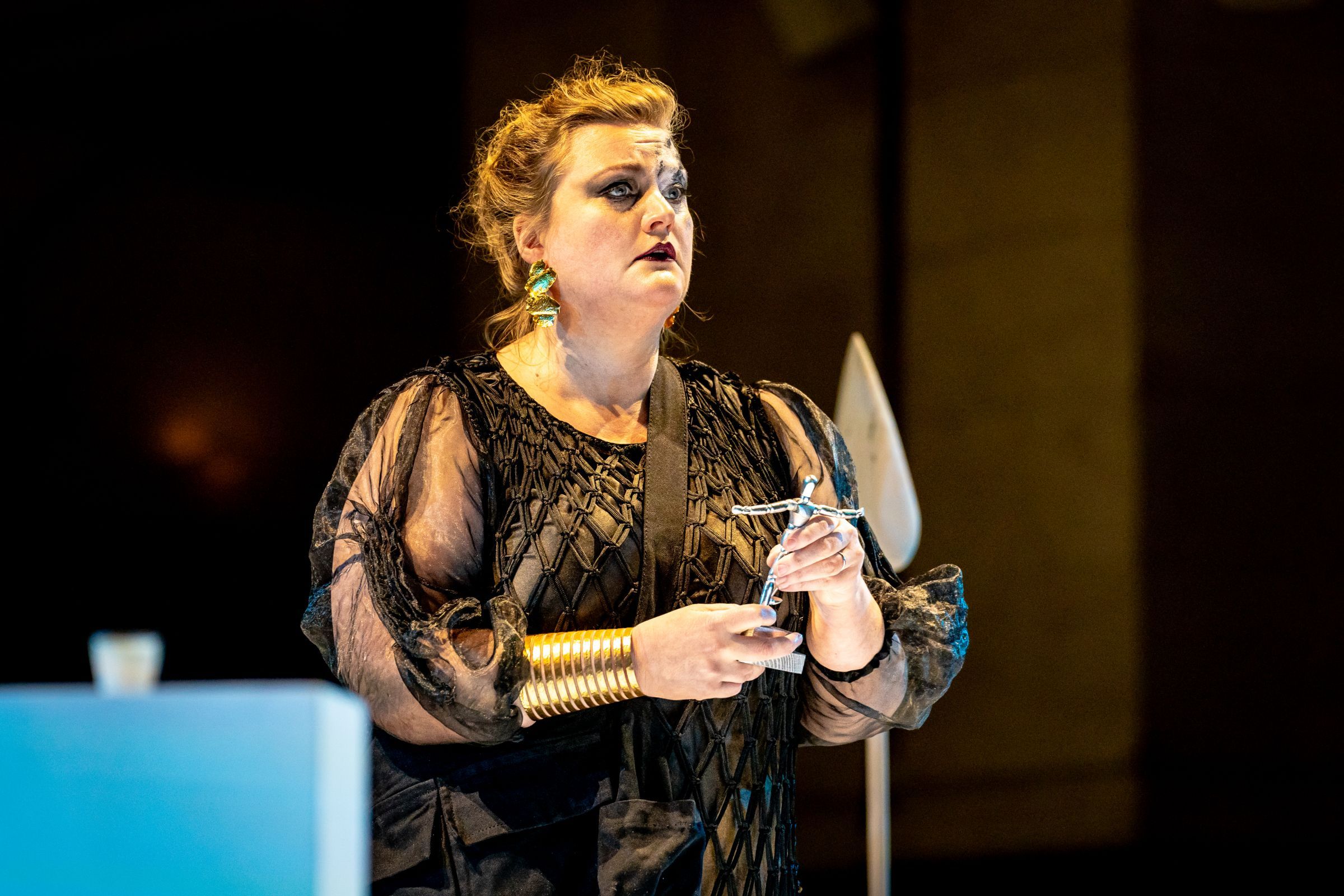 Catharine Woodward as Brünnhilde in Regents Opera’s <i>Die Walküre</i> &copy; Steve Gregson | Regents Opera