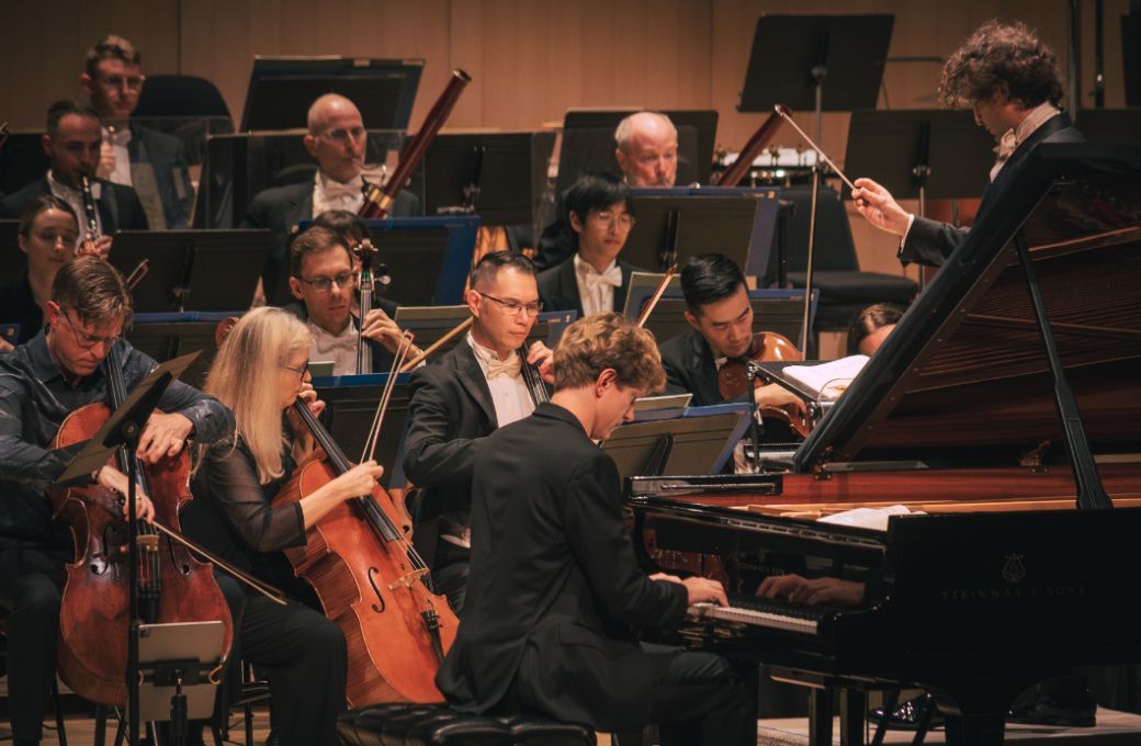 Jan Lisiecki performs with Gustavo Gimeno and the Toronto Symphony Orchestra &copy; Allan Cabral