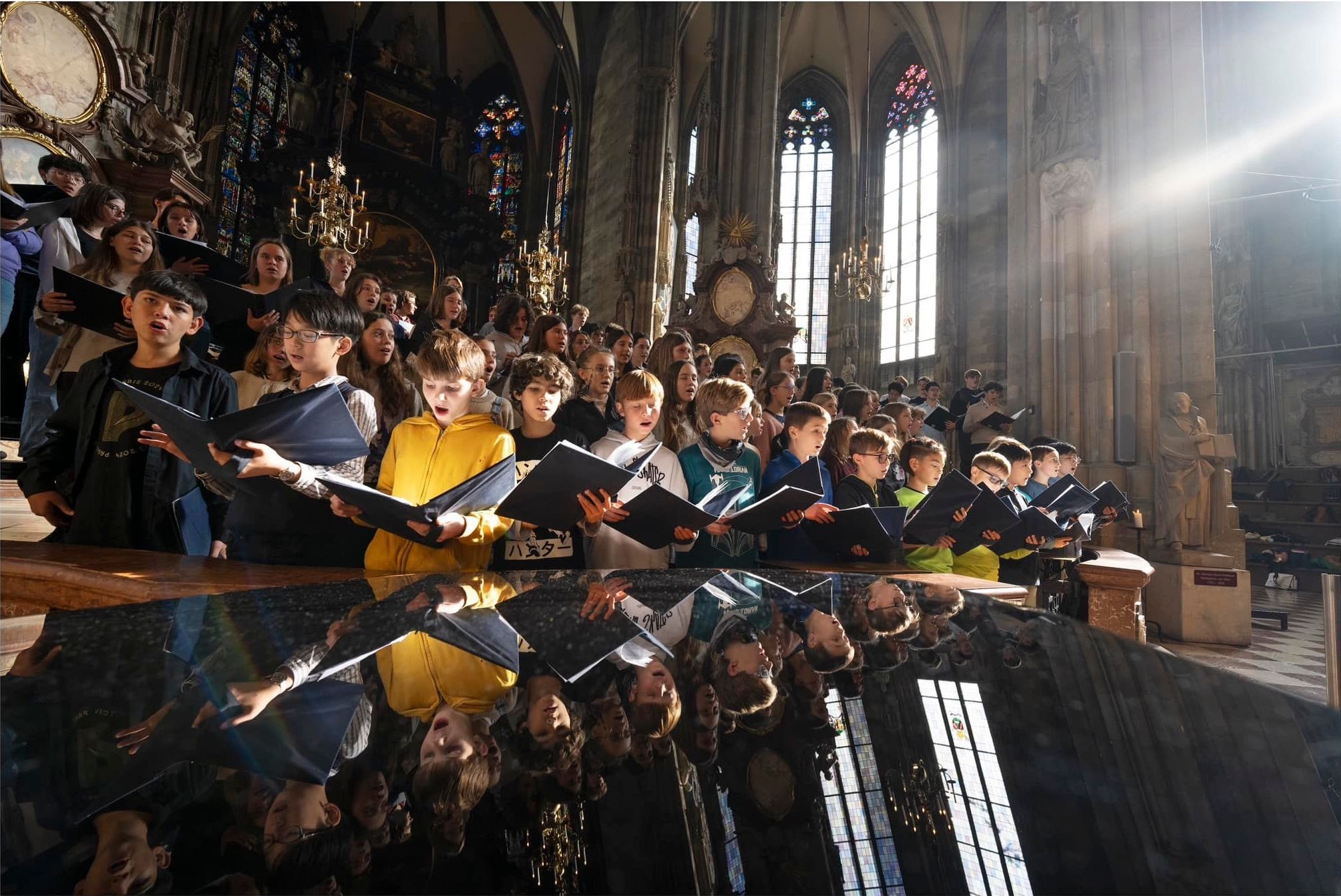 Vienna Boys and Girls Choir rehearse &copy; Lukas Beck