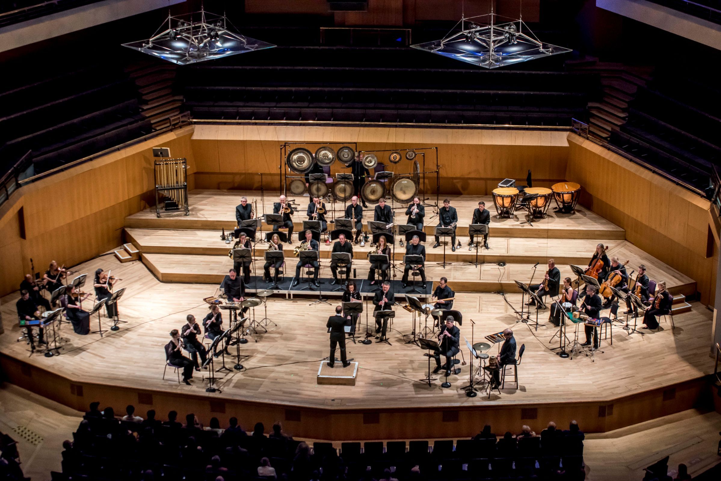 The BBC Philharmonic Orchestra performs <i>Rituel in memoriam Bruno Maderna</i> © BBC | Chris Payne