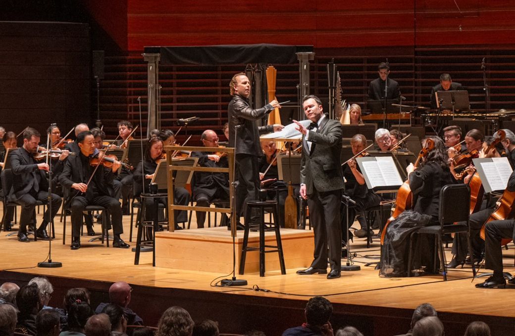 Yannick Nézet-Séguin, Joshua Hopkins and the Philadelphia Orchestra © Jessica Griffin
