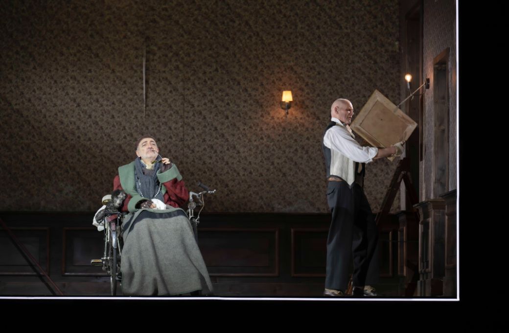 Laurent Naouri (Hamm) and Bo Skovhus (Clov) &copy; Monika Rittershaus