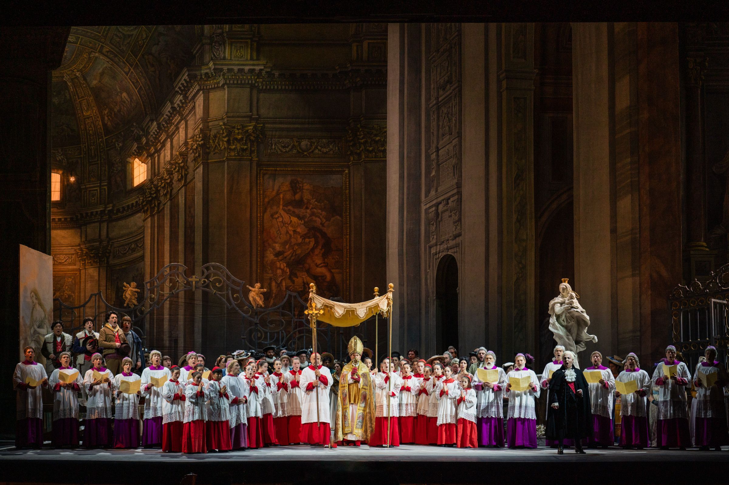 <i>Te Deum</i>, Act 1 &copy; Fabrizio Sansoni | Teatro dell’Opera di Roma