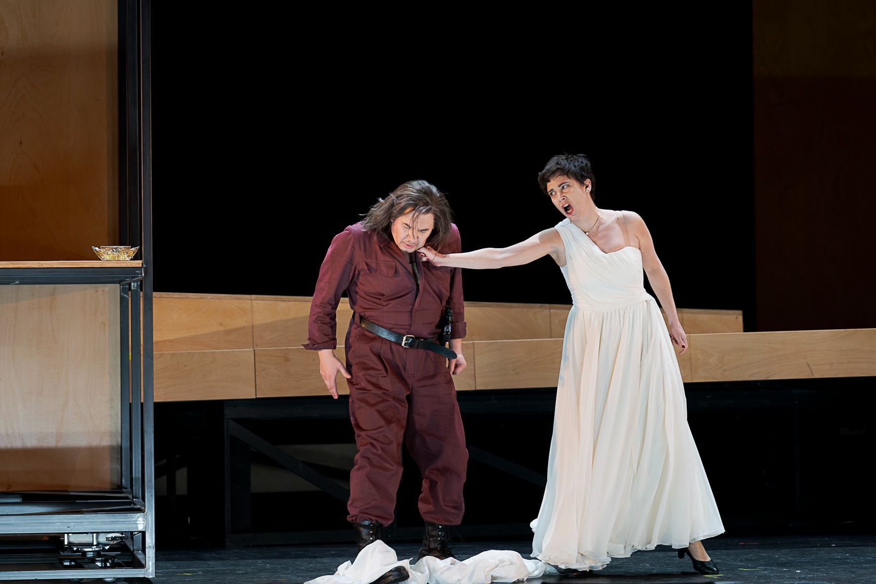 Iurie Ciobanu (Enée) und Anna Brull (Didon) &copy; Werner Kmetitsch